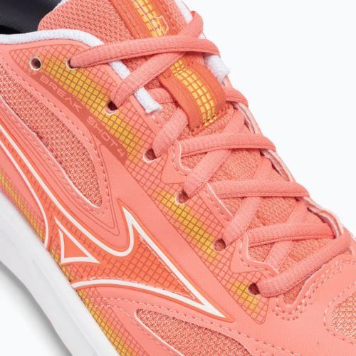 Moteriški teniso bateliai Mizuno Break Shot 4 AC candy coral/white/fusion coral