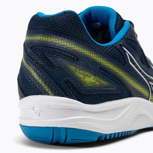 Vyriški teniso bateliai Mizuno Break Shot 4 AC dress blues/jet blue/sulphur spring