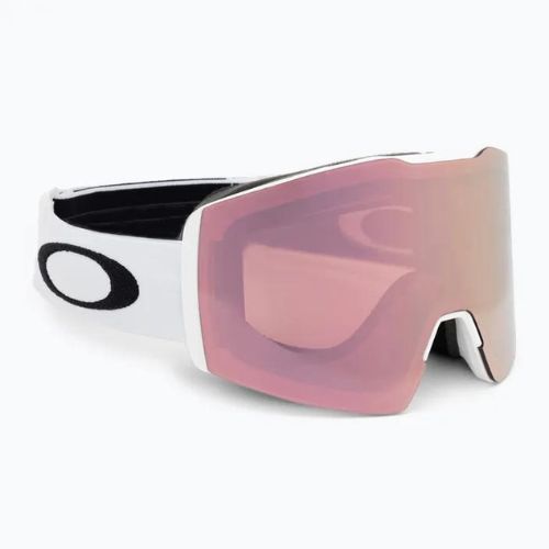 "Oakley Fall Line" matinės baltos/prizm rožinio aukso spalvos slidinėjimo akiniai