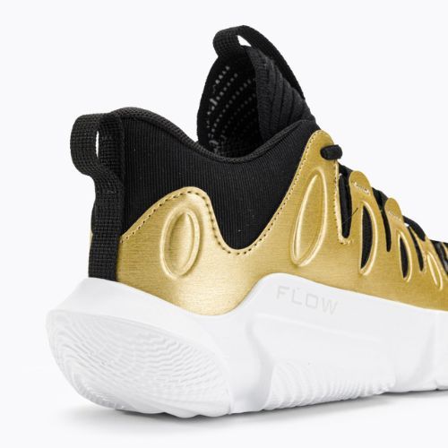 Under Armour moteriški krepšinio bateliai W Flow Breakthru 4 black/metallic gold/white
