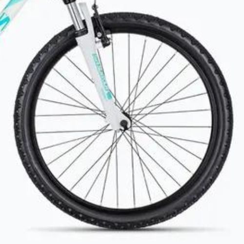 Kellys Kiter 50 vaikiškas 24" baltas dviratis