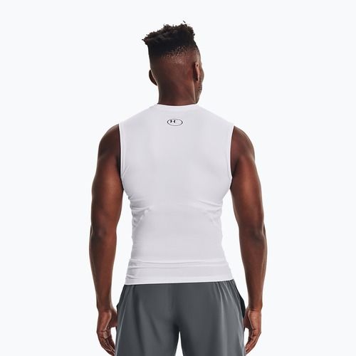 Under Armour vyriška treniruočių striukė ilgomis rankovėmis Ua HG Armour Comp LS balta/juoda