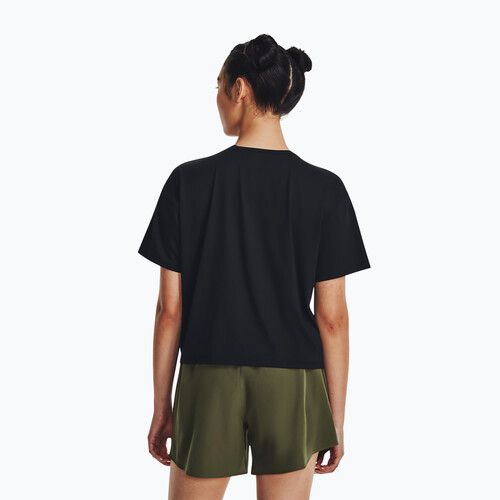 Under Armour Motion SS moteriški marškinėliai juoda/juodai pilka