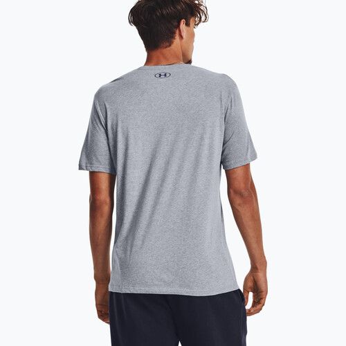 Vyriški Under Armour Big Logo marškinėliai Fill steel light heather/black/royal