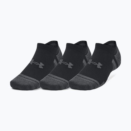 Under Armour Performance Tech 3 vnt. kojinių NS juoda/juoda/pilka