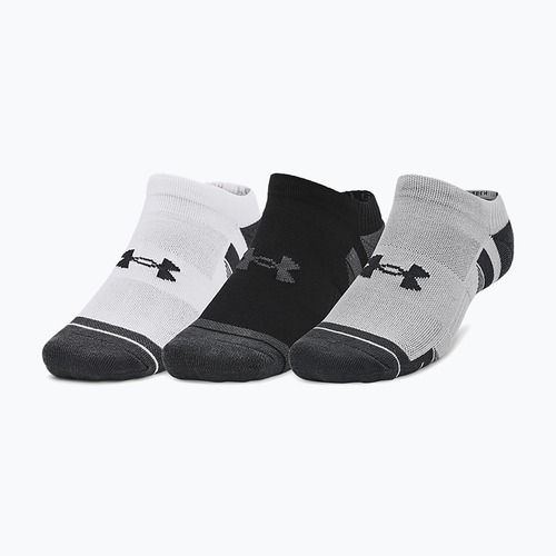 Under Armour Performance Tech 3 vnt. NS mod pilkos/baltos/pilkos kojinės