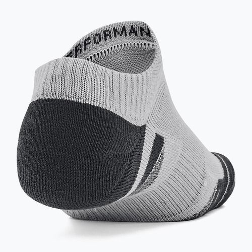 Under Armour Performance Tech 3 vnt. NS mod pilkos/baltos/pilkos kojinės