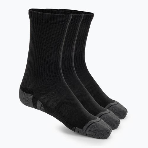 Under Armour Performance Tech 3 vnt. įgula kojinės juoda/juoda/juodai pilka