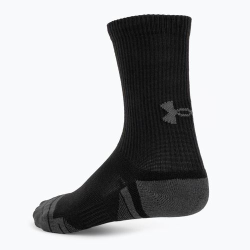 Under Armour Performance Tech 3 vnt. įgula kojinės juoda/juoda/juodai pilka
