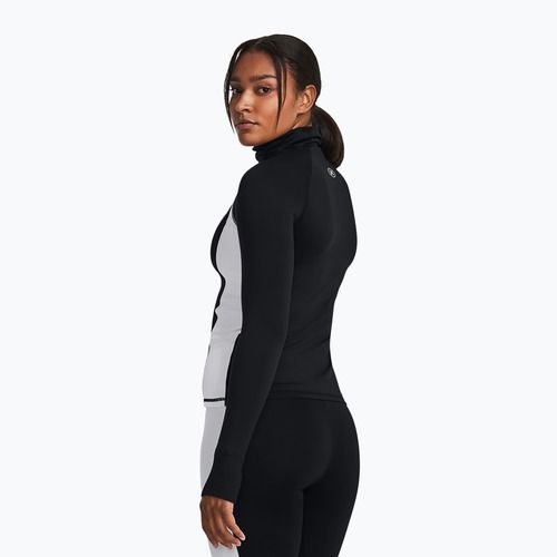 Moteriški Under Armour Train CW Funnel Neck džemperiai juoda/laimo geltona/balta