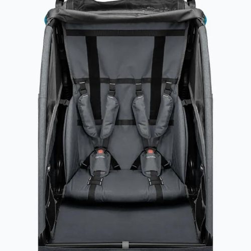 "Qeridoo" dviračių priekaba "Qupa 2" mėlyna