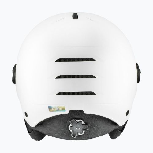Slidinėjimo šalmas UVEX Wanted Visor Pro V white matt/variomatc smoke