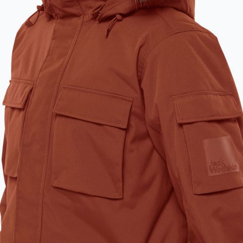 Vyriška žieminė striukė Jack Wolfskin Glacier Canyon Parka carmine