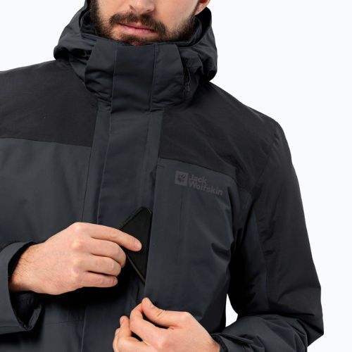 Jack Wolfskin vyriška Romberg 3in1 phantom striukė nuo lietaus