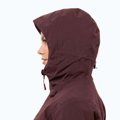 Jack Wolfskin moteriška žieminė striukė Heidelstein Ins dark maroon