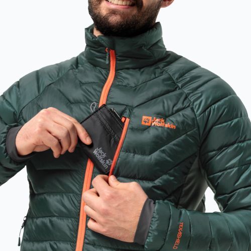 Jack Wolfskin vyriška pūkinė striukė Routeburn Pro Ins black olive