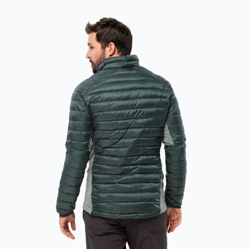 Jack Wolfskin vyriška pūkinė striukė Routeburn Pro Ins black olive