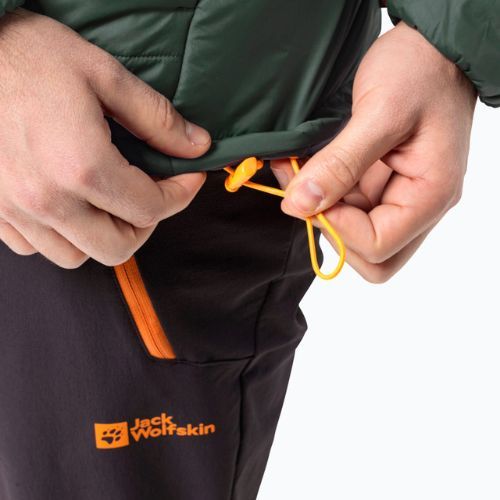 Jack Wolfskin vyriška pūkinė striukė Lapawa Ins Hoody black olive