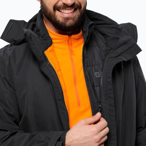 Jack Wolfskin vyriška žygio striukė be rankovių Lapawa Ins juoda