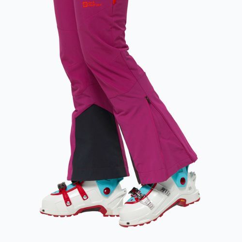 Jack Wolfskin moteriškos softshello kelnės Alpspitze Tour new magenta
