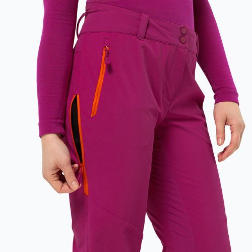 Jack Wolfskin moteriškos softshello kelnės Alpspitze Tour new magenta