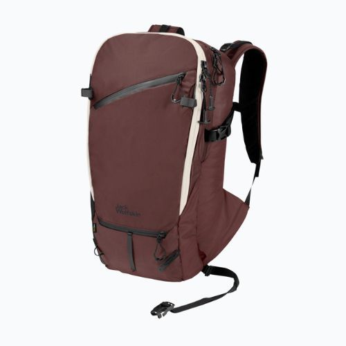 Jack Wolfskin Alpspitze 25 l slidinėjimo kuprinė dark maroon