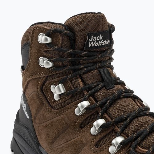 Jack Wolfskin Refugio Texapore Mid rudos/phantom spalvos vyriški trekingo batai