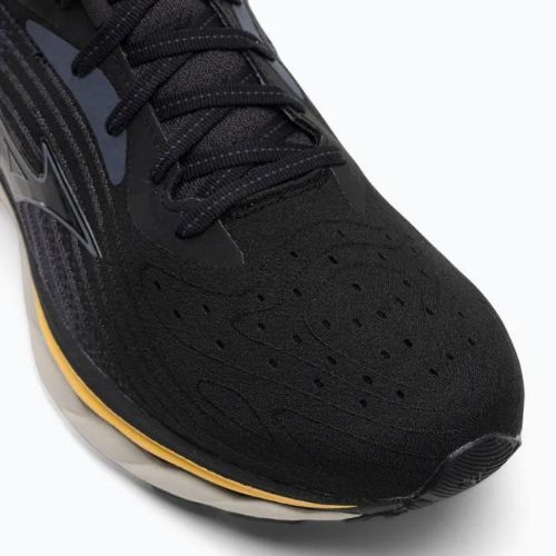 Vyriški bėgimo bateliai Mizuno Wave Sky 6 black/tradewinds/gold fusion