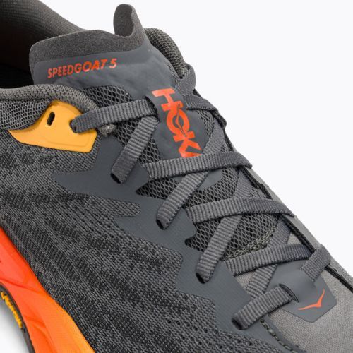 Vyriški bėgimo bateliai HOKA Speedgoat 5 castlerock/flame