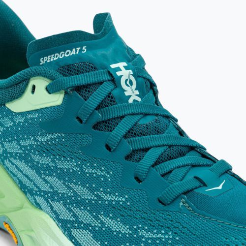 Moteriški bėgimo bateliai HOKA Speedgoat 5 deep lagoon/ocean mist