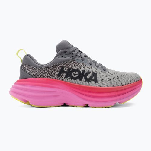 Moteriški bėgimo bateliai HOKA Bondi 8 castlerock/strawberry