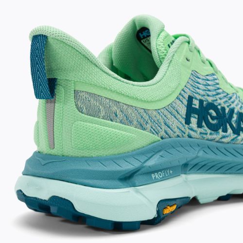 Moteriški bėgimo bateliai HOKA Mafate Speed 4 lime glow/ocean mist