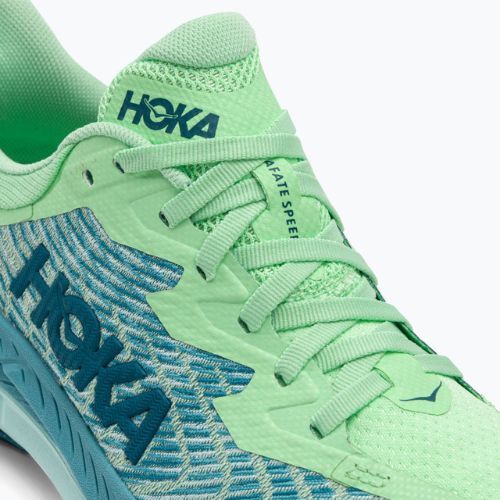 Moteriški bėgimo bateliai HOKA Mafate Speed 4 lime glow/ocean mist