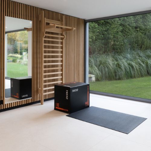 XTREXO plyometrinė dėžė TRX-PB30 30 kg juoda