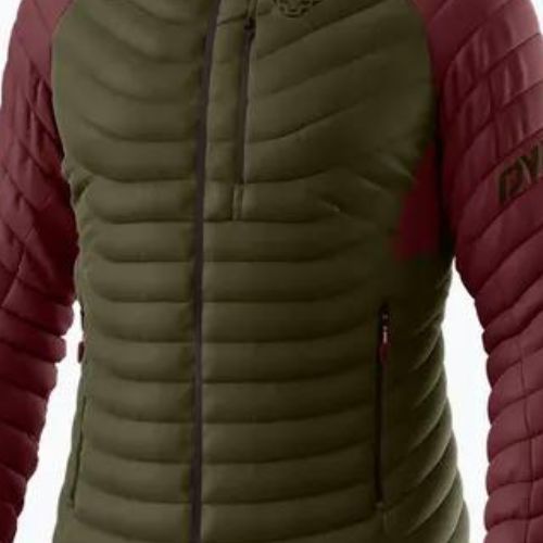 Vyriška DYNAFIT Radical Dwn RDS Hood striukė su gobtuvu bordo spalvos