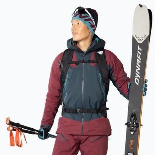 Vyriška DYNAFIT Radical 2 GTX striukė bordo spalvos