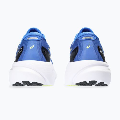 ASICS Gel-Kayano 30 vyriški bėgimo bateliai iliuzija mėlyna/žėrinti geltona