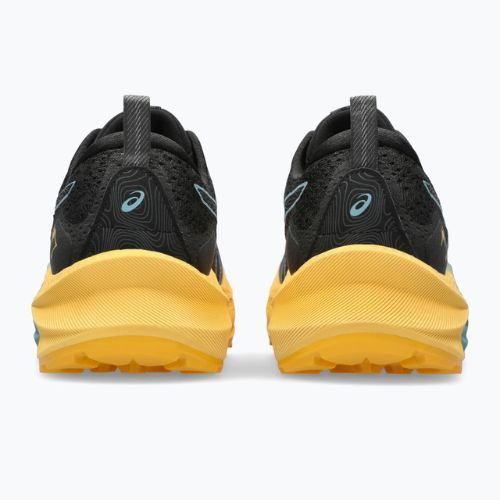 ASICS Trabuco Max 2 vyriški bėgimo bateliai juoda/pilkai mėlyna