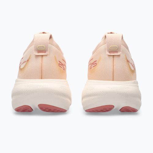 ASICS Gel-Nimbus 25 moterų bėgimo bateliai šviesiai abrikosinė/šviesiai granatinė