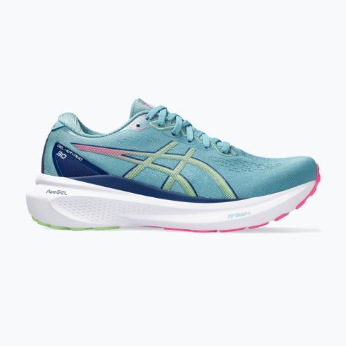 ASICS Gel-Kayano 30 moteriški bėgimo bateliai gris blue/lime green