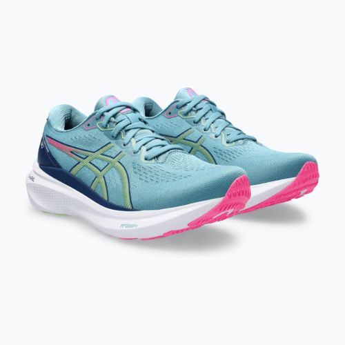 ASICS Gel-Kayano 30 moteriški bėgimo bateliai gris blue/lime green