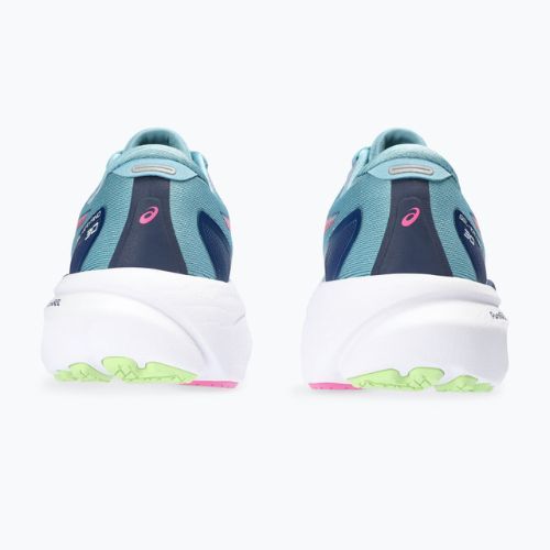 ASICS Gel-Kayano 30 moteriški bėgimo bateliai gris blue/lime green