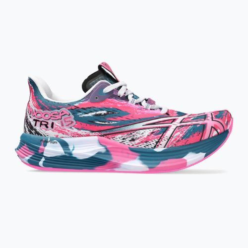 ASICS Noosa Tri 15 moteriški bėgimo bateliai restful teal/hot pink