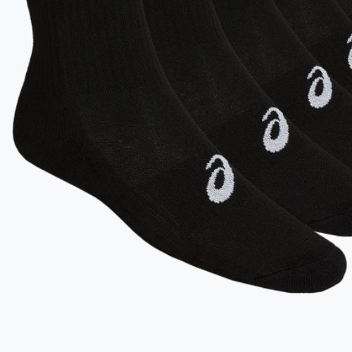 ASICS Crew 6 poros juodų kojinių