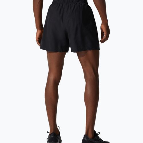 Vyriški ASICS Core 5In Short Performance juodi bėgimo šortai