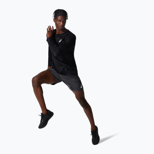 Vyriška ASICS Core Top performance juoda bėgimo striukė ilgomis rankovėmis
