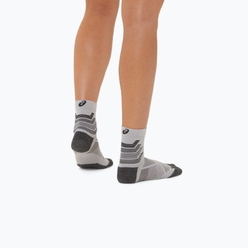 ASICS Racing Run Quarter bėgimo kojinės briliantinė balta/performance juoda