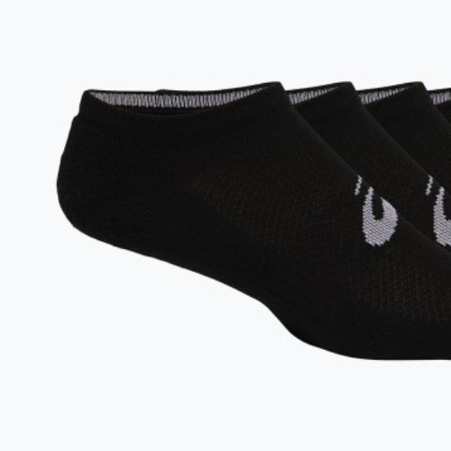 ASICS kojinės iki kulkšnių 6 poros, juodos spalvos