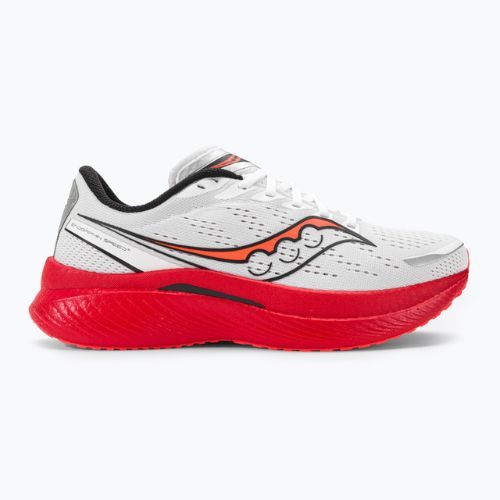 Vyriški bėgimo bateliai Saucony Endorphin Speed 3 white/blck/vizi