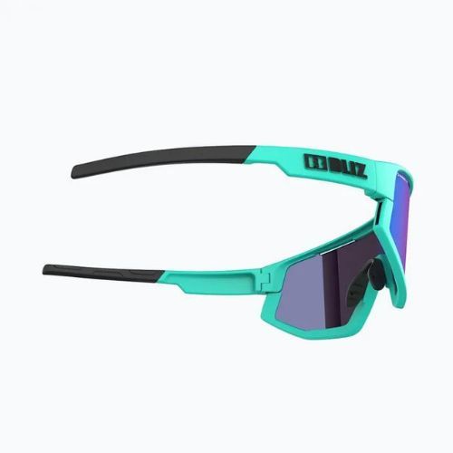 Bliz Fusion Nano Optics Nordic Light S2 dviratininkų akiniai matiniai turkio/begonijos/violetinės mėlynos spalvos multi